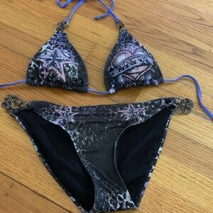 HTF affliction sinful bikini